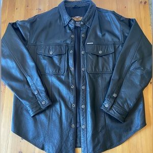 Harley Davidson Genuine Leather Jacket Mens XL